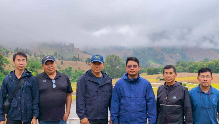 กรมทรัพยากรน้ำ โดย สำนักงานทรัพยากรน้ำที่ 1 โครงการอนุรักษ์ฟื้นฟูแหล่งน้ำพร้อมระบบกระจายน้ำสนับสนุนพื้นที่ คทช.บ้านป่าตึง