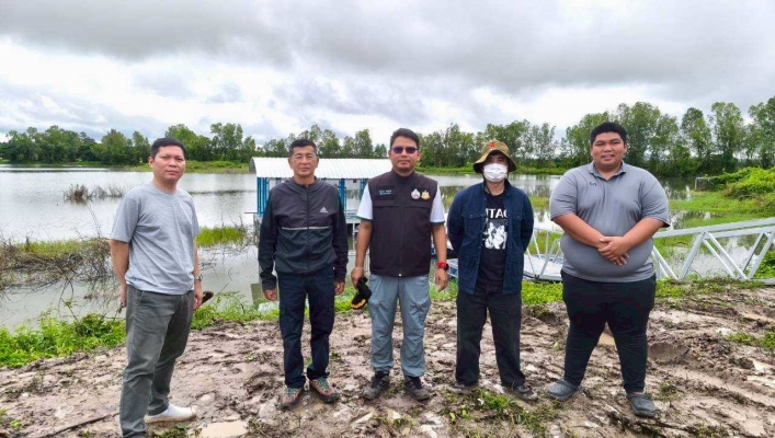 กรมทรัพยากรน้ำ โดย สำนักงานทรัพยากรน้ำที่ 1 ลงพื้นที่เร่งรัด/ติดตาม โครงการก่อสร้างระบบกระจายน้ำด้วยพลังงานแสงอาทิตย์ หมู่ที่ 3,4,9 หมู่บ้านหัวทุ่ง