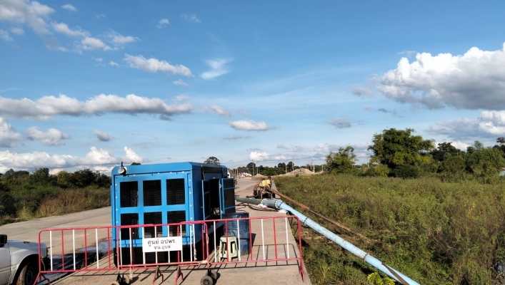 ทส. ทน. สทน.11 ส่วนเครื่องกล เร่งสูบระบายน้ำช่วยเหลือและแก้ไขปัญหาน้ำท่วมขัง