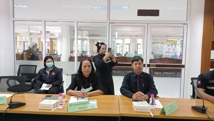 การประชุมเตรียมความพร้อมเพื่อป้องกันและแก้ไขปัญหาไฟป่าและหมอกควัน ร่วมกับหน่วยงาน ทส. ในพื้นที่จังหวัดนครสวรรค์