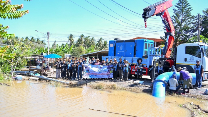 กรมทรัพยากรน้ำลุยอ่างทอง–สิงห์บุรี บูรณาการ “ทส.หนึ่งเดียว” เร่งช่วยน้ำท่วมต่อเนื่อง