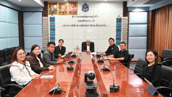 กรมทรัพยากรน้ำ โดย สำนักงานทรัพยากรน้ำที่ 1  เข้าร่วมประชุมคณะกรรมการติดตามและประเมินผลการดำเนินงานโครงการของกรมทรัพยากรน้ำ ครั้งที่ 2/2568