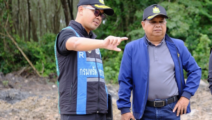 สทน.8 ลงพื้นที่เร่งรัดผลการดำเนินงานโครงการปรับปรุงเพิ่มปริมาณน้ำต้นทุนฯ แก้ไขปัญหาอุทกภัยและภัยแล้ง ในพื้นที่จังหวัดสงขลา