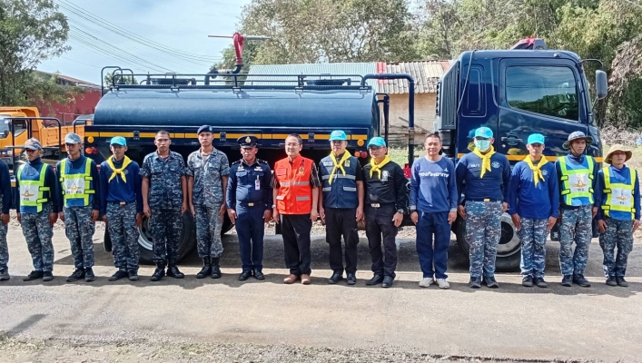 ทส. ทน. สทน.11 ส่วนเครื่องกล ร่วมกิจกรรม Big cleaning day ฟื้นฟูพื้นที่ประสบอุทกภัย