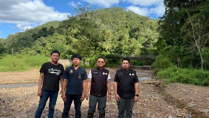 กรมทรัพยากรน้ำ โดย สำนักงานทรัพยากรน้ำที่ 1 ลงพื้นที่สำรวจแหล่งน้ำ เพื่อสนับสนุนน้ำอุปโภค-บริโภค และสนับสนุนน้ำเพื่อการเกษตรสร้างความมั่นคงด้านน้ำในพื้นที่โดยรอบ “แม่น้ำสาละวิน”