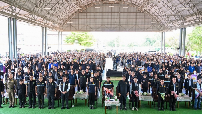 กรมทรัพยากรน้ำร่วมพิธีจัดงานโครงการขับเคลื่อนนโยบายการแก้ไขปัญหาผู้ครอบครองในเขตปฏิรูปที่ดินที่ไม่ยินยอมเข้าสู่กระบวนการปฏิรูปที่ดินเพื่อเกษตรกรรม จังหวัดราชบุรี