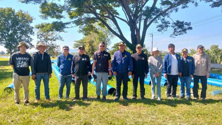 กรมทรัพยากรน้ำ โดย สำนักงานทรัพยากรน้ำที่ 1 ลงพื้นที่เร่งรัด/ติดตาม โครงการอนุรักษ์ฟื้นฟูหนองหลวง พร้อมระบบกระจายน้ำด้วยพลังงานแสงอาทิตย์ (พื้นที่ลุ่มต่ำ) ระยะที่ 1