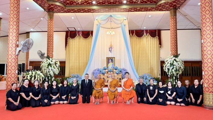 สทน.6 เข้าร่วมพิธีบำเพ็ญกุศลสวดพระอภิธรรมอุทิศถวายพระราชกุศลแด่สมเด็จพระนางเจ้าสิริกิติ์ พระบรมราชินีนาถ พระบรมราชชนนีพันปีหลวง