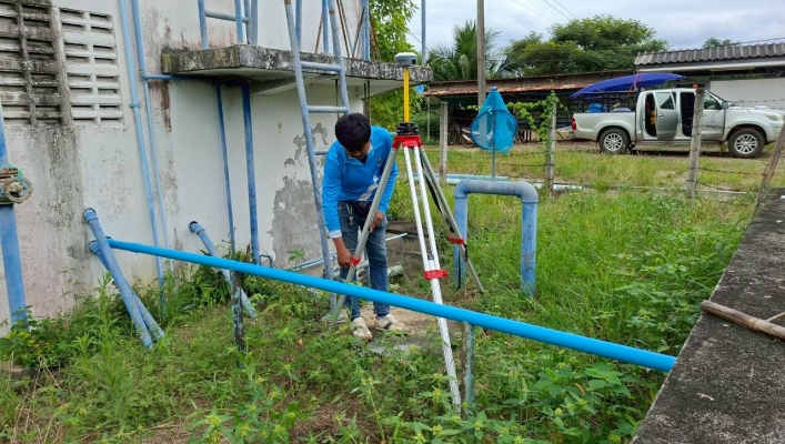 สทน.6 เข้าดำเนินการสำรวจสภาพภูมิประเทศ ในพื้นที่ตำบลวังเย็น อำเภอแปลงยาว จังหวัดฉะเชิงเทรา
