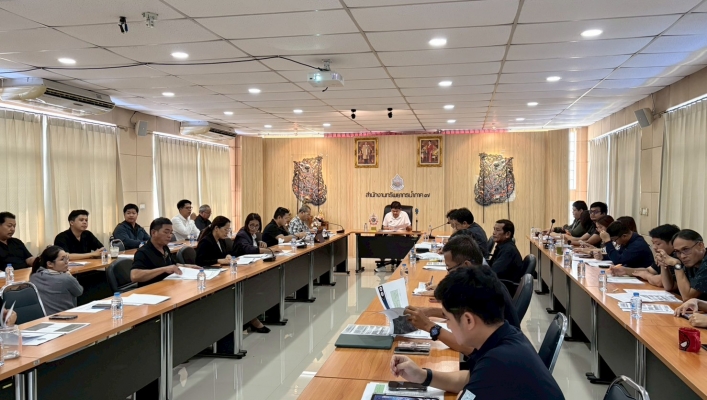 สทน.7 ประชุมติดตามความก้าวหน้าผลการดำเนินงานโครงการก่อสร้าง ปีงบประมาณ พ.ศ.2568-2569