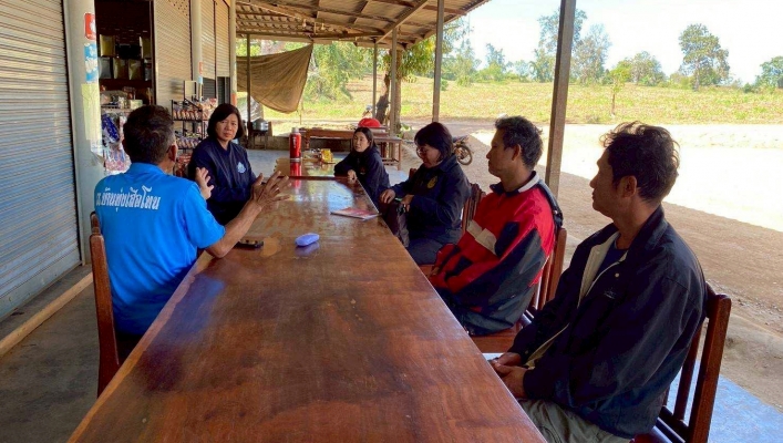 สทน.7 ลงพื้นที่เพื่อติดตามการดำเนินงานเครือข่ายกลุ่มผู้ใช้น้ำในพื้นที่จังหวัดกาญจนบุรี