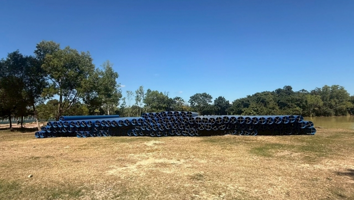 ทส. ทน. สทน.11 ส่วนพัฒนาและฟื้นฟูแหล่งน้ำ ร่วมลงพื้นที่ตรวจติดตาม สังเกตการณ์ เพื่อการเฝ้าระวัง และป้องกันการทุจริตการดำเนินโครงการขับเคลื่อนเศรษฐกิจ ภายใต้กรอบวงเงิน 157,000 ล้านบาท