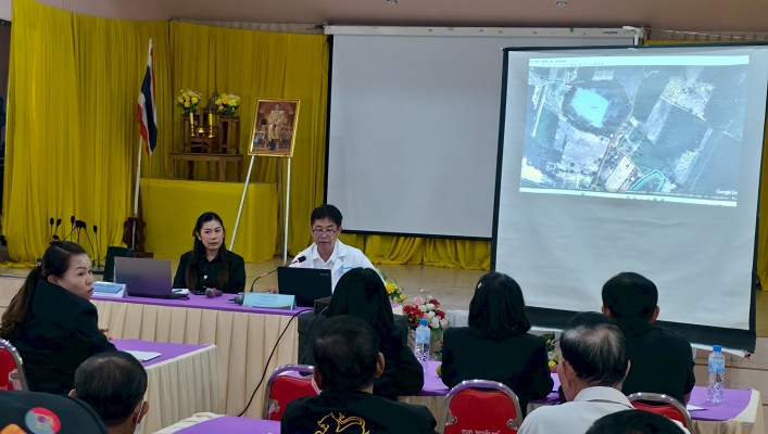 สทน.9 จัดประชุมรับฟังความคิดเห็นของประชาชนตามระเบียบสำนักนายกรัฐมนตรีฯ พ.ศ.2548 คก.ห้วยเคียน - หนองแขม - หนองหลวง สนับสนุนพื้นที่การเกษตรในเขตปฏิรูปที่ดิน (สปก.) ม.5, 6, 8 ต.จอมจันทร์ อ.เวียงสา จ.น่าน