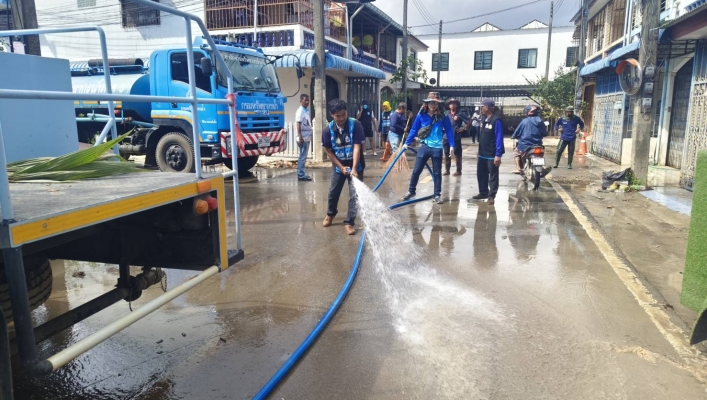 สทน.7 เร่งฟื้นฟูพื้นที่ประสบอุทกภัยให้ประชาชนในพื้นที่อำเภอหาดใหญ่ จังหวัดสงขลา