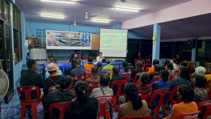 สทน.9 จัดประชุมรับฟังความคิดเห็นของประชาชนตามระเบียบสำนักนายกรัฐมนตรีฯ พ.ศ.2548 คก.ห้วยแฮน พร้อมระบบส่งน้ำและกระจายน้ำ สนับสนุนพื้นที่การเกษตรในเขตปฏิรูปที่ดิน (สปก.) และ คทช. ม.4 ต.จอมจันทร์ อ.เวียงสา จ.น่าน