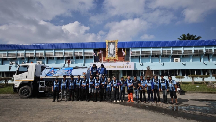 ทส. ทน. สทน.11 ร่วมกับ สทน.5, 6, 7 และ 10 เร่งฟื้นฟูตลาดน้ำคลองแห หลังน้ำลด จังหวัดสงขลา