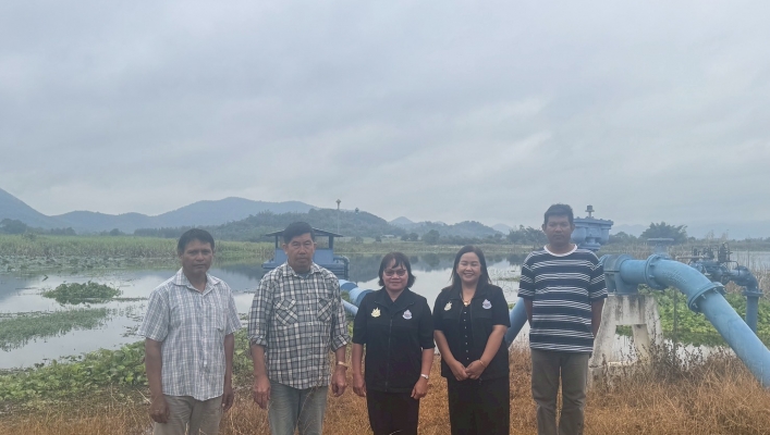 ​สทน.7 ลงพื้นที่ติดตามการดำเนินงานเครือข่ายกลุ่มผู้ใช้น้ำบ้านทุ่งมะลิคร้อ ในพื้นที่จังหวัดราชบุรี