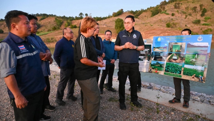 กรมทรัพยากรน้ำลงพื้นที่ติดตามแก้ไขปัญหาขาดแคลนน้ำให้ประชาชนชาว ต.แม่กุ อ.แม่สอด จ.ตาก