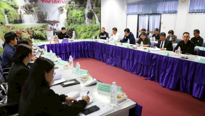 กรมทรัพยากรน้ำ โดย สำนักงานทรัพยากรน้ำที่1 สอน.3 กำแพงเพชร เข้าร่วมประชุมคณะอนุกรรมการทรัพยากรน้ำจังหวัดตาก ครั้งที่ 1/2568