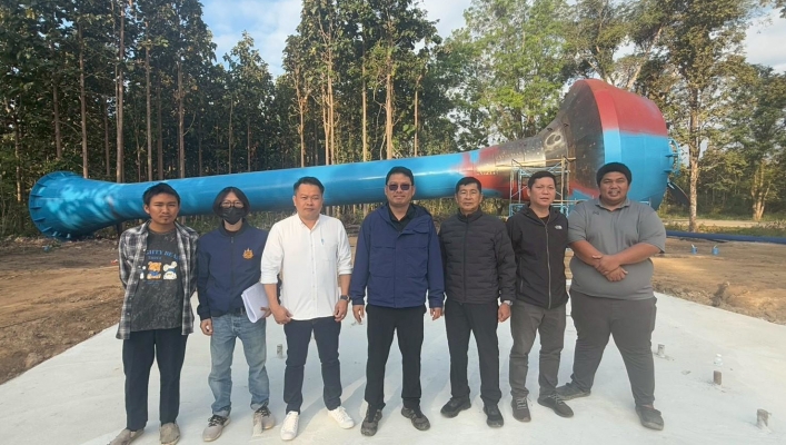 กรมทรัพยากรน้ำ โดย สำนักงานทรัพยากรน้ำที่ 1 ลงพื้นที่เร่งรัด/ติดตาม โครงการก่อสร้างระบบกระจายน้ำด้วยพลังงานแสงอาทิตย์ หมู่ที่ 3,4,9 หมู่บ้านหัวทุ่ง