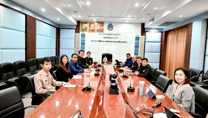 กรมทรัพยากรน้ำโดยสำนักงานทรัพยากรน้ำที่ 1 เข้าร่วมประชุมคณะกรรมการพิจารณาแผนปฏิบัติราชการกรมทรัพยากรน้ำ ครั้งที่ 2/2568