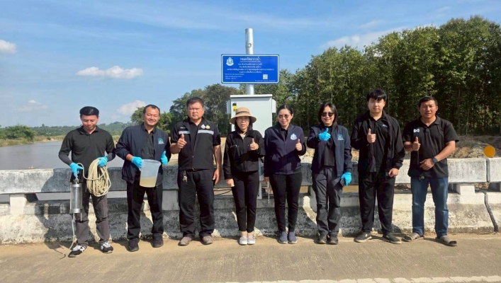 กรมทรัพยากรน้ำ โดย สำนักงานทรัพยากรน้ำที่ 1 ส่วนอุทกวิทยาที่ 2 เชียงราย ร่วมเก็บตัวอย่างน้ำแม่น้ำกก กับเจ้าหน้าที่สำนักงานสิ่งแวดล้อมและควบคุมมลพิษที่ 1 (เชียงใหม่)