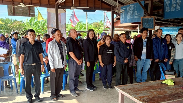 สทน.7 จัดโครงการบริหารจัดการน้ำอย่างมีส่วนร่วม ยั่งยืน และการผลักดันสู่องค์กรผู้ใช้น้ำ สำหรับกลุ่มผู้ใช้น้ำปลายน้ำพัฒนา อำเภอศรีประจันต์ จังหวัดสุพรรณบุรี