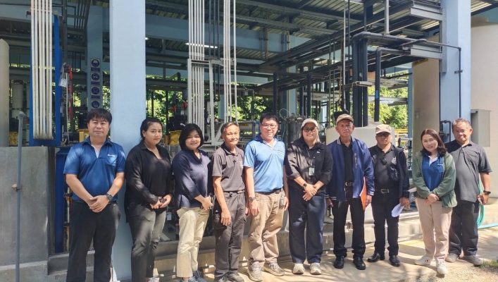 สทน.6 ลงพื้นที่กำหนดจุดติดตั้งมาตรวัดน้ำ ของบริษัท อีสเทิร์น ไทย คอนซัลติ้ง (1992) จำกัด