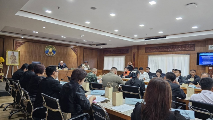 สทน.6 เข้าร่วมประชุมเตรียมการป้องกันและแก้ไขปัญหาไฟป่า หมอกควันและฝุ่นละอองขนาดเล็ก (Pm 2.5) จังหวัดปราจีนบุรี