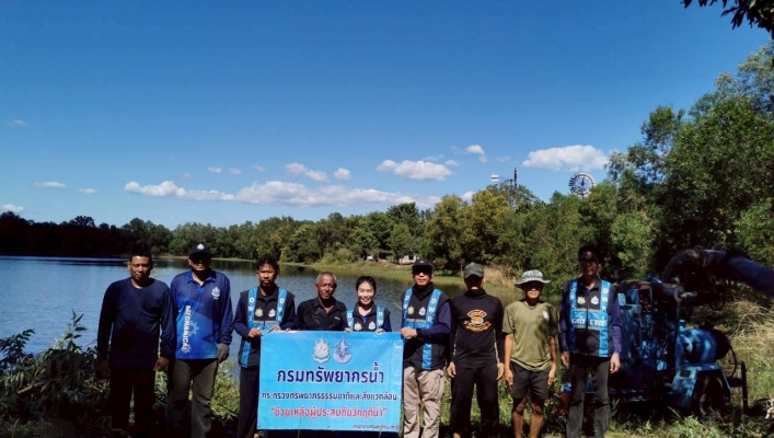 สทน.6 เข้าดำเนินการติดตั้งเครื่องสูบน้ำ ขนาด 12 นิ้ว จำนวน 1 เครื่อง เพื่อสูบน้ำดิบผลิตน้ำประปาให้แก่ กองพลทหารราบที่ 2 รักษาพระองค์ ค่ายพรหมโยธี