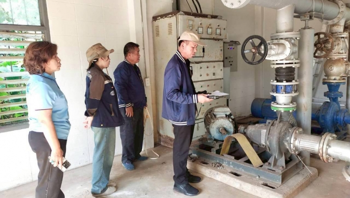 สทน.6 ตรวจสอบสถานที่ใช้น้ำ-แหล่งน้ำ เพื่อกำหนดจุดติดตั้งเครื่องมือวัดปริมาณน้ำ