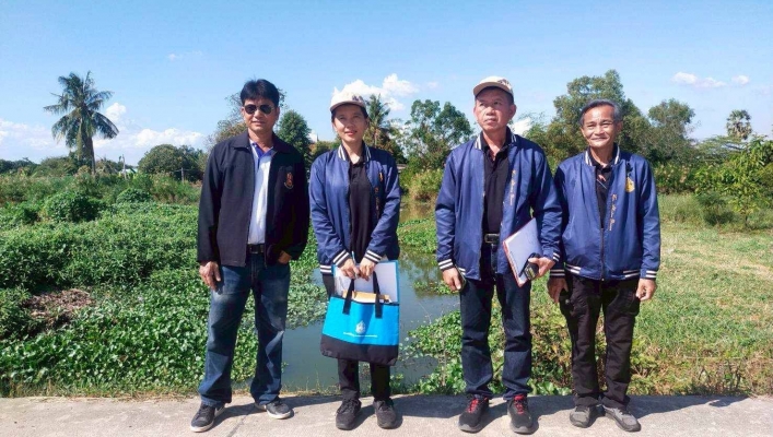 สทน.6 ลงพื้นที่ตรวจสอบสถานที่ใช้น้ำ - แหล่งน้ำ ร่วมกับองค์การบริหารส่วนตำบลเกาะไร่ บริเวณระบบประปาหมู่บ้าน บ้านคลองเกาะไร่  จังหวัดฉะเชิงเทรา