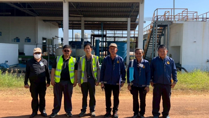 สทน.6 ลงพื้นที่ตรวจสอบสถานที่ใช้น้ำ-แหล่งน้ำ เพื่อกำหนดจุดติดตั้งเครื่องมือวัดปริมาณน้ำ ร่วมกับ บริษัท เฟื่องฟูอนันต์ จำกัด