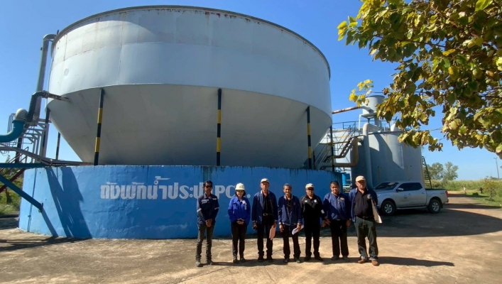 สทน.6 ลงพื้นที่ตรวจสอบสถานที่ใช้น้ำ-แหล่งน้ำ เพื่อกำหนดจุดติดตั้งเครื่องมือวัดปริมาณน้ำ ร่วมกับ บริษัท ปราจีนแลนด์ จำกัด