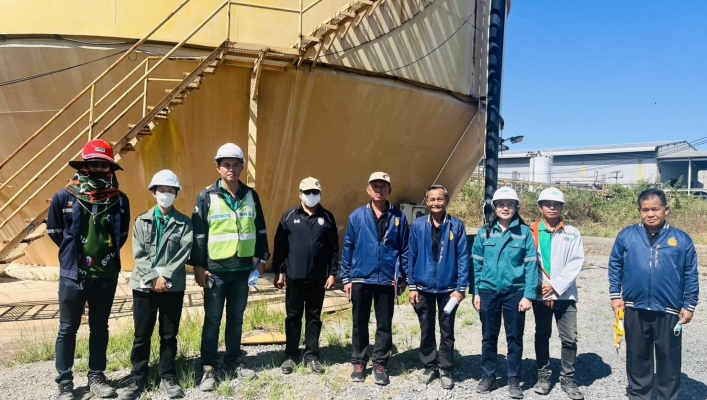 สทน.6  ลงพื้นที่ตรวจสอบสถานที่ใช้น้ำ-แหล่งน้ำ เพื่อกำหนดจุดติดตั้งเครื่องมือวัดปริมาณน้ำ ร่วมกับ บริษัท อินเตอร์ แปซิฟิค เปเปอร์ จำกัด