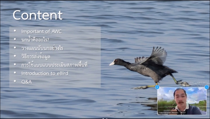 กรมทรัพยากรน้ำ โดยสำนักงานทรัพยากรน้ำที่ 1 ร่วมสำรวจประชากรนกน้ำอพยพ AWC และร่วมประชุมเตรียมความพร้อมวิธีการสำรวจเก็บข้อมูล