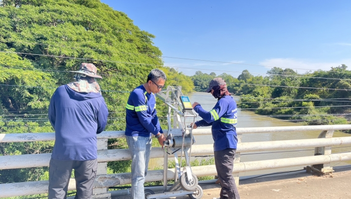 สทน.4  ออกปฏิบัติงานสำรวจข้อมูลทางอุทกวิทยา