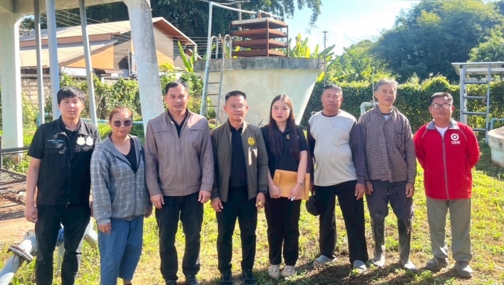สทน.1 ติดตามประเมินคุณภาพประปาหมู่บ้าน และส่งเสริมการขอรับใบอนุญาตใช้น้ำ ในลำปาง–พะเยา–เชียงราย