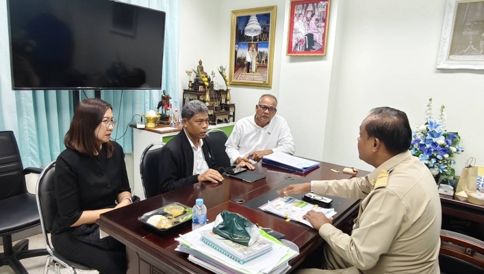 สทน.10 ประสานการช่วยเหลือพื้นที่สำหรับการติดตั้งเครื่องสูบน้ำเพื่อบรรเทา ภาวะภัยแล้งของจังหวัดกระบี่