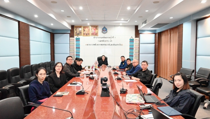 กรมทรัพยากรน้ำโดยสำนักงานทรัพยากรน้ำที่ 1 เข้าร่วมการตรวจราชการตามแผนการตรวจราชการกรมทรัพยากรน้ำ ประจำปีงบประมาณ พ.ศ.2569 รอบที่ 1