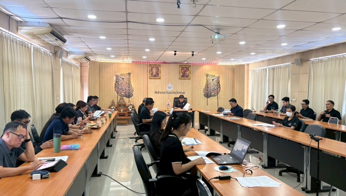 สทน.7 ประชุมติดตามความก้าวหน้าผลการดำเนินงานโครงการก่อสร้าง ปีงบประมาณ พ.ศ.2568-2569
