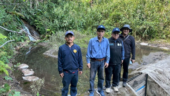 กรมทรัพยากรน้ำ โดยสำนักงานทรัพยากรน้ำที่ 1 สอน.3 กำแพงเพชร ลงพื้นที่ประสานการดำเนินงานการบริหารจัดการทรัพยากรน้ำสาธารณะ และพื้นที่ชุ่มน้ำ กลุ่มผู้ใช้น้ำในพื้นที่ ศูนย์พัฒนาโครงการหลวงเลอตอ ตำบลแม่ตื่น อำเภอแม่ระมาด  ตำบลแม่หละ อำเภอท่าสองยาง จังหวัดตาก