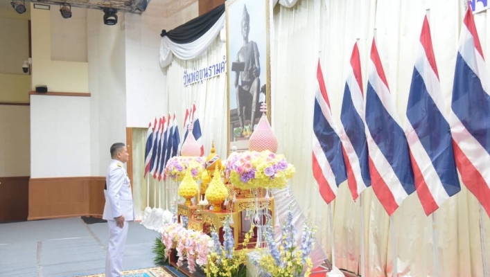 กรมทรัพยากรน้ำ โดยสำนักงานทรัพยากรน้ำที่ 1 เข้าร่วมพิธีถวายราชสักการะเนื่องในวันพ่อขุนรามคำแหง