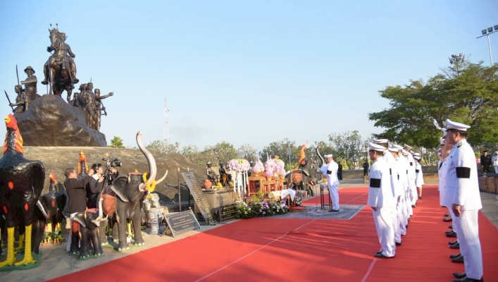 กรมทรัพยากรน้ำ โดยสำนักงานทรัพยากรน้ำที่ ๑ เข้าร่วมงานรัฐพิธีถวายราชสักการะสมเด็จพระนเรศวรมหาราชเนื่องในวันยุทธหัตถี