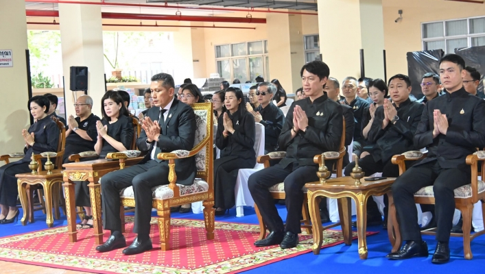 กรมทรัพยากรน้ำ จัดพิธีเจริญพระพุทธมนต์ ทำบุญเลี้ยงพระ ประจำปี 2569