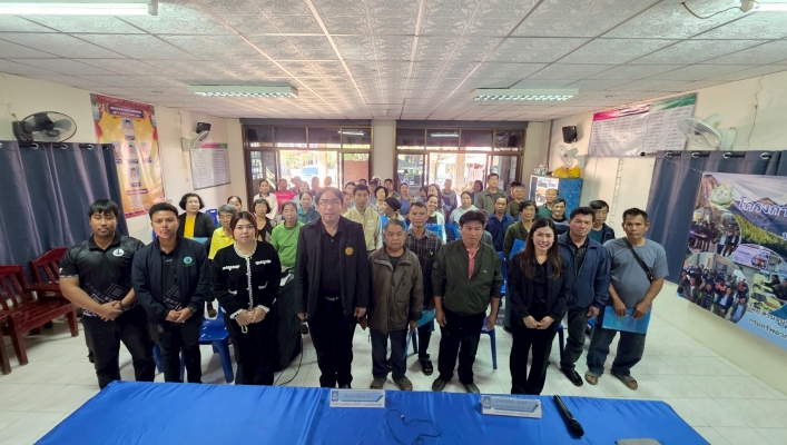 สทน.9 จัดโครงการจัดตั้งและให้ความรู้กลุ่มผู้ใช้น้ำโครงการก่อสร้างระบบกระจายน้ำด้วยพลังงานแสงอาทิตย์สนับสนุนโครงการพัฒนาพื้นที่สูงแบบโครงการหลวงน้ำแป่ง บ้านแหนสอง หมู่ที่ 3 ตำบลผาตอ อำเภอท่าวังผา จังหวัดน่าน