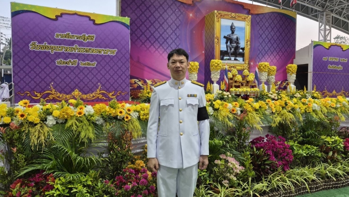 สทน.9 เข้าร่วมพิธีเจริญพระพุทธมนต์ พิธีวางพานพุ่ม ถวายราชสักการะ เเละพิธีตักบาตรถวายพระราชกุศล เนื่องในโอกาส วันพ่อขุนรามคำเเหงมหาราช ประจำปี 2569 ณ โดมเวทีกลาง ศาลากลาง จังหวัดพิษณุโลก