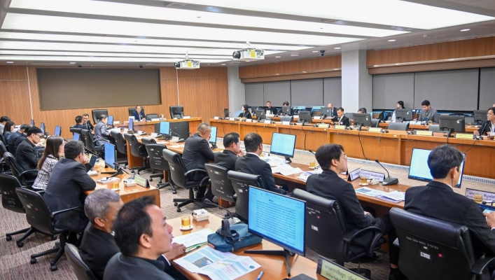 กรมทรัพยากรน้ำเข้าร่วมประชุมกับคณะกรรมาธิการติดตามการบริหารงบประมาณ