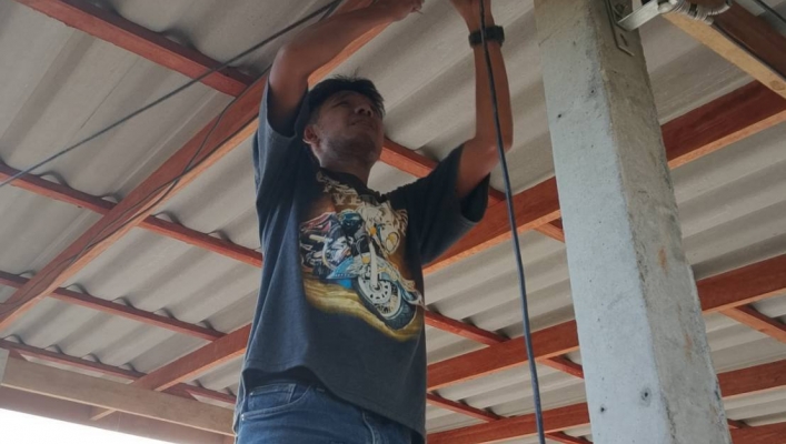 สทน.10 ตรวจสอบ ซ่อม บำรุงรักษา สถานีเตือนภัยล่วงหน้า EWS