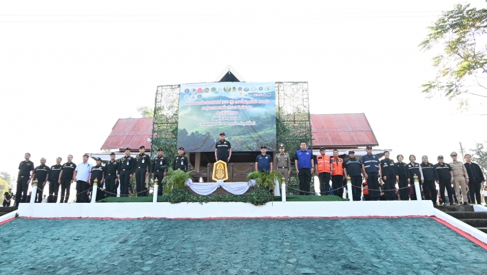 กรมทรัพยากรน้ำ โดย สำนักงานทรัพยากรน้ำที่ 1  ร่วมกิจกรรมรณรงค์และประชาสัมพันธ์ (Kick Off) การแก้ไขปัญหาไฟป่า หมอกควัน และฝุ่นละอองขนาดเล็ก ( PM 2.5)
